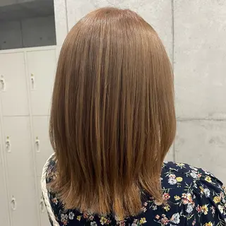 ミディアム カラー PANOL 秀島のヘアスタイル