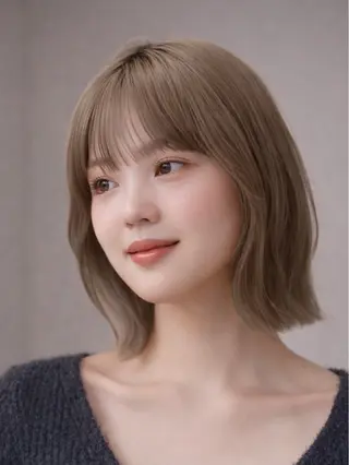 ショート カラー Aura所属・丸山 心 / 艶カラーのヘアスタイル