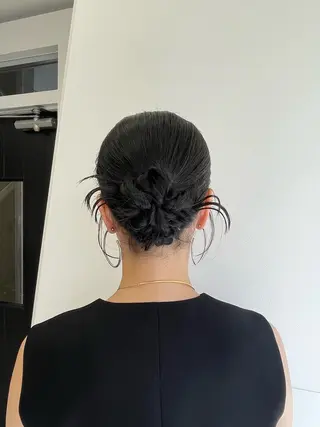 ロング 鎌倉/アレンジ/暗髪 /髪質改善/ ユキミのヘアスタイル