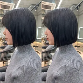 ミディアム カラー ✨髪質改善特化✨副 店長椎葉信乃介のヘアスタイル