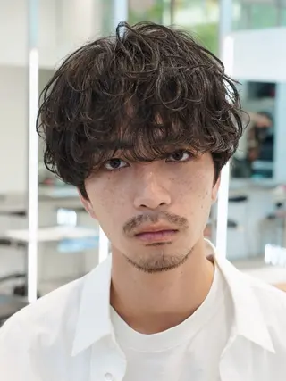 ショート パーマ メンズ fifth名駅所属・メンズパーマ 名古屋/水谷颯のヘアスタイル