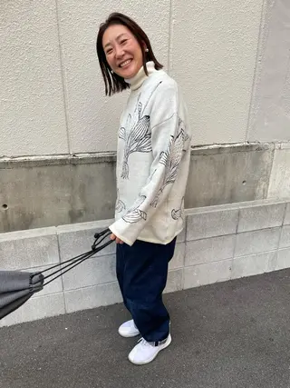 ミディアム さの あやねのヘアスタイル