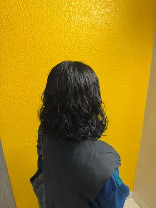 ミディアム パーマ カ ズ サ ✴︎のヘアスタイル