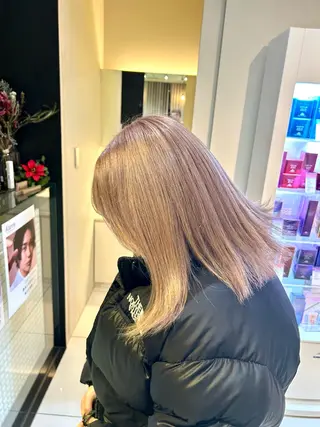 セミロング カラー 鎌倉/メンズ/外国人 風パーマ/ﾐﾕｳのヘアスタイル