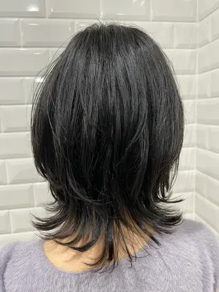 ミディアム SORA麻布十番店所属・細井 敦生のヘアスタイル