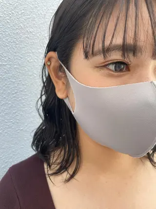 ミディアム C’LD hair  produce /シールドヘア所属・モテ髪/ボブ/ショー ト/アダチフウトのヘアスタイル