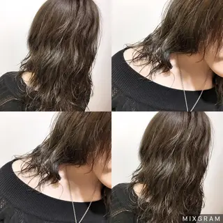 ミディアム カラー 海外風レイヤーカット 👑店長　平松　由のヘアスタイル