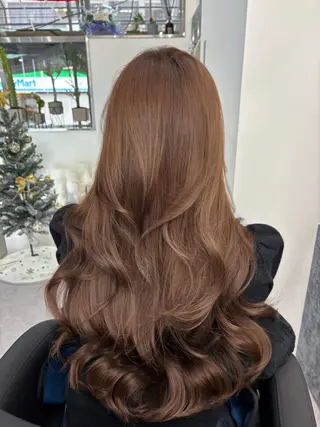 ロング カラー Ardore 韓国風カラー大阪のヘアスタイル