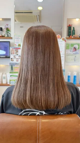 セミロング 心cocoro RISAのヘアスタイル