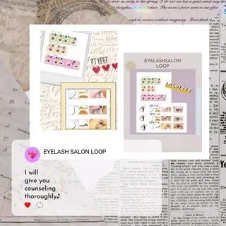 マツエク・マツパ eyelash salonLoopꨄのマツエク・マツパデザイン