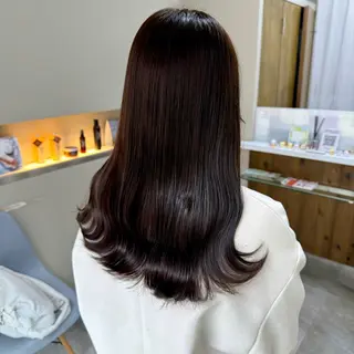 ロング カラー 惣木 菜穂のヘアスタイル