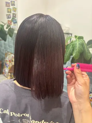 カラー 🍎ピンク、レッド系 暖色カラー🍎あやかのヘアスタイル