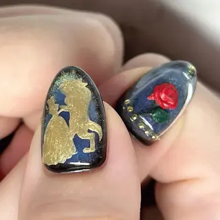 セミロング ネイル RuxuryNail ／RiAnnaのネイルデザイン