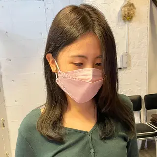 ミディアム カラー ヘアアレンジ 🎀ダブルカラーレイ ヤーyuuri🎀のヘアスタイル