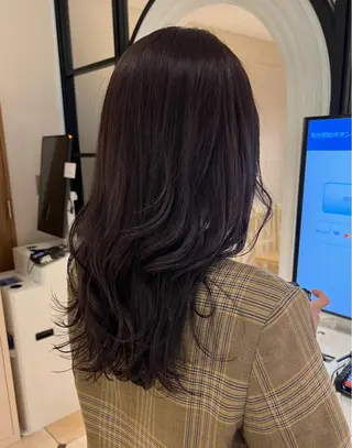 セミロング 🧡くびれヘア/前髪 顔周り🧡久原結衣のヘアスタイル