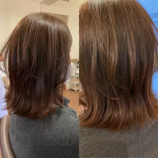 ミディアム 加藤 泰輔のヘアスタイル