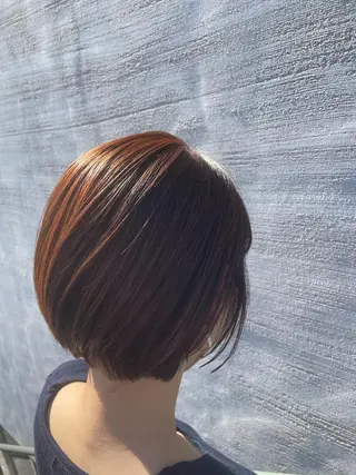 ショート カラー 韓国風/オシャレ /縮毛矯正/滝口琴未のヘアスタイル