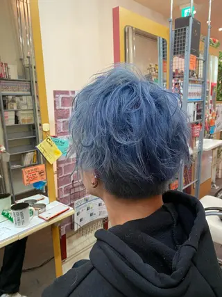 メンズ ゆぴ☾‪/推しカラー /ハイトーンのヘアスタイル