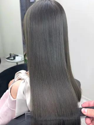 ロング カラー Ardore 韓国風カラー大阪のヘアスタイル