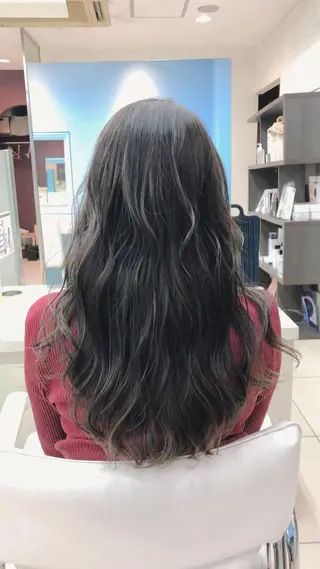 ロング カラー 12月日付限定クーポ ン有👑櫻庭梢のヘアスタイル