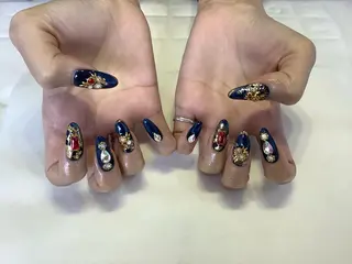 ネイル 💎🐰 saki. m 🐰💎のネイルデザイン