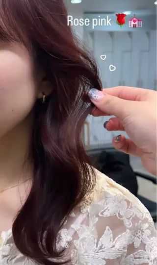 ロング カラー マミ☁️ヘアセット /お呼ばれヘア/銀座のヘアスタイル