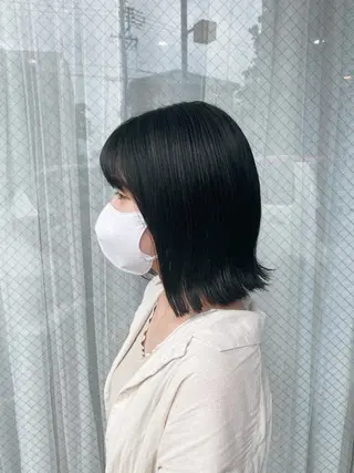 ミディアム 高浜 夕海のヘアスタイル