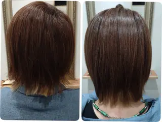 ミディアム 髪質改善美容室bokuno鳴海店所属・髪質改善/星野久美子 /撮影モデル募集のヘアスタイル