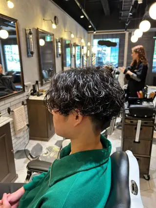 ミディアム BARBER BROS 長堀橋店所属・奥 圭人｜メンズスタイルのヘアスタイル