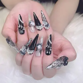 ネイル MoMoA Nail ネイル長さ出し専門店のネイルデザイン