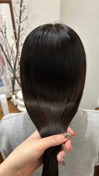 ロング 櫻木李紗/暖色カラー 透明感カラーのヘアスタイル