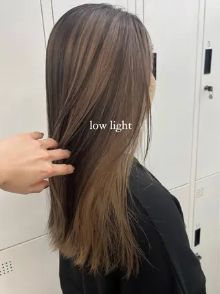 セミロング Ⓜ︎iyu🌊/海外 風ハイライト特化のヘアスタイル