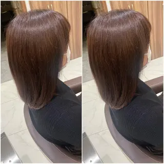 ミディアム カラー 全席個室　暖色カラー Zina松園優香🌸のヘアスタイル