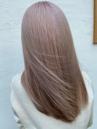 ロング カラー 千 田のヘアスタイル