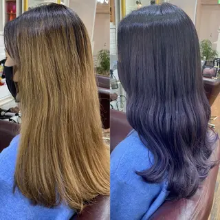 ロング ヘアリゾート粋　新宿三丁目本店所属・前地 麻衣のヘアスタイル