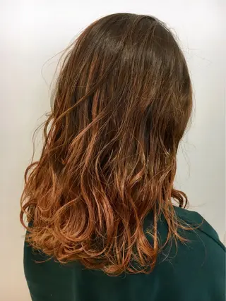 ロング カラー 永井 大希のヘアスタイル