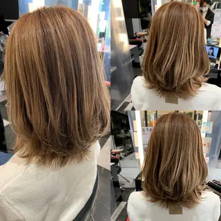 ミディアム 中村 侑弘のヘアスタイル