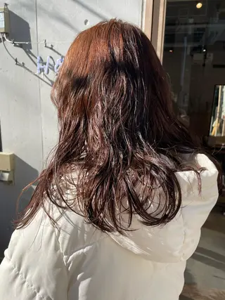 セミロング パーマ SALOWIN下北沢所属・hazuki 🌝のヘアスタイル