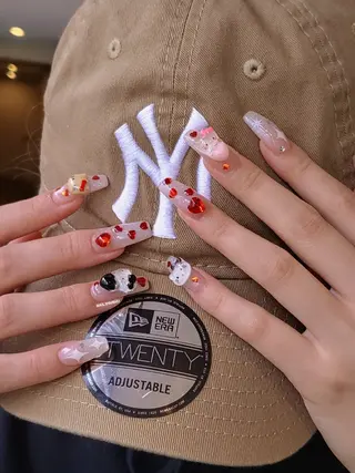 ネイル 3dパーツ/流行り 👧shushu❤️のネイルデザイン