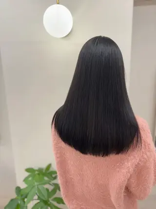 セミロング カラー 癒しの半個室サロン 🌿ROW町田のヘアスタイル