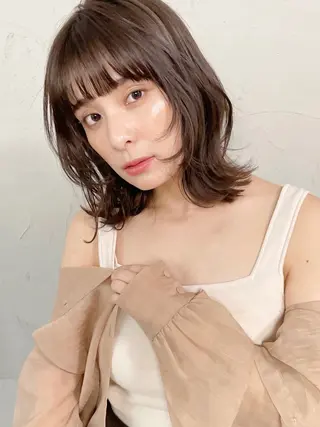 ミディアム 【ボブ/個室サロン】 癒し空間mimuraのヘアスタイル