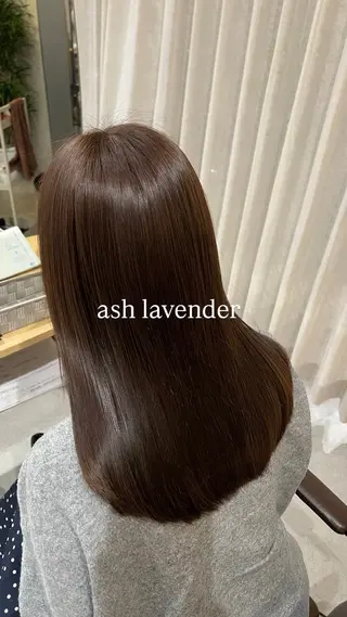 セミロング カラー 梅田/似合わせボブ /顔周り/RINKAのヘアスタイル