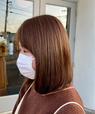 ミディアム 北川 飛瑶のヘアスタイル