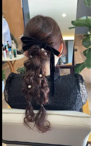 ロング 中野 紹江のヘアスタイル