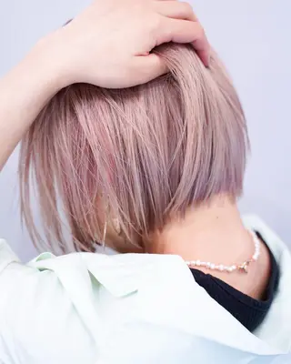 ショート カラー ヘアアレンジ 💐ナチュラルヘア Kroda💐のヘアスタイル