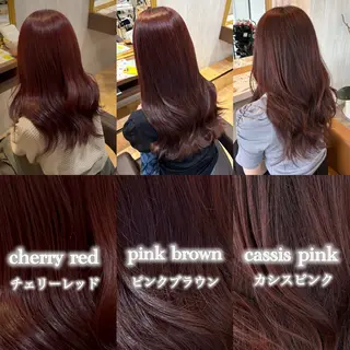 ロング カラー ブリーチなしWカラー レイヤー/Rickyのヘアスタイル