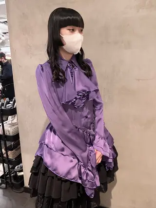 セミロング 顔まわり/暖色 可愛い特化🎀ゆうなのヘアスタイル