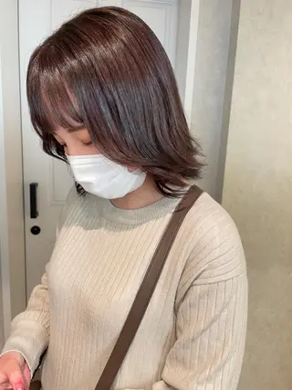 ミディアム カラー ナチュラル透明感🌱 小山美樹子のヘアスタイル