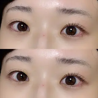 マツエク・マツパ 束感まつ毛／艶カラー おがたゆうか🎀‎のマツエク・マツパデザイン