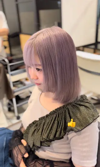 ミディアム カラー 🌿earth亀有店 【緑髪のノブ】🌿のヘアスタイル